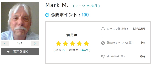 マーク M.先生