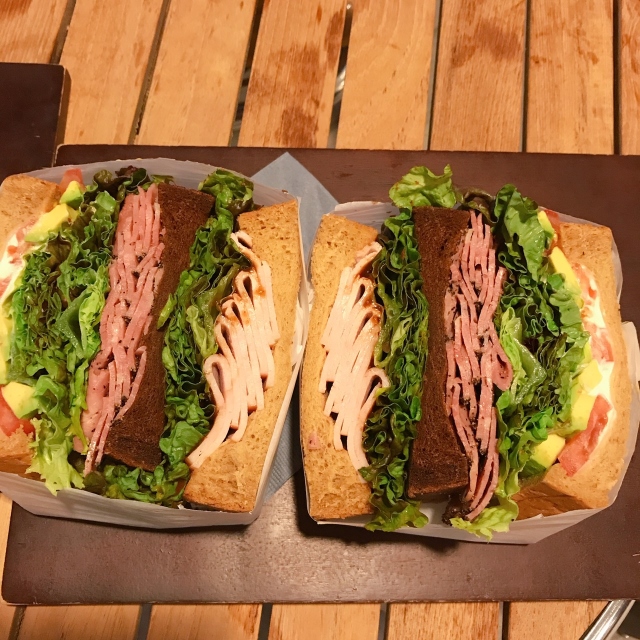 サンドイッチの断面1