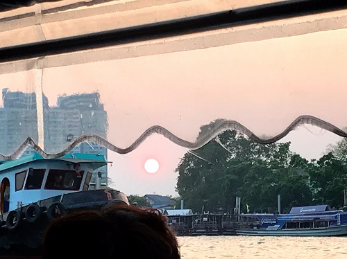 タイの夕日